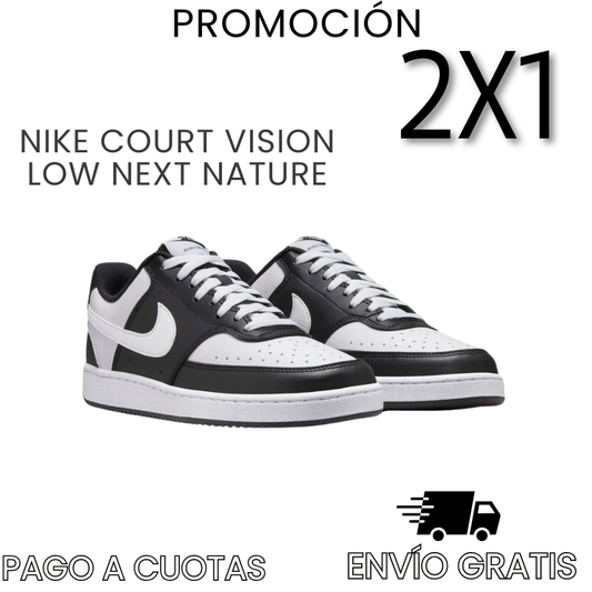 2X1: NIKE COURT VISION LOW NEXT NATURE
