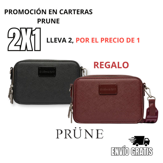 2X1 PRÜNE: LLEVATE 2 CARTERAS PRÜNE Y PAGÁ SOLO UNA