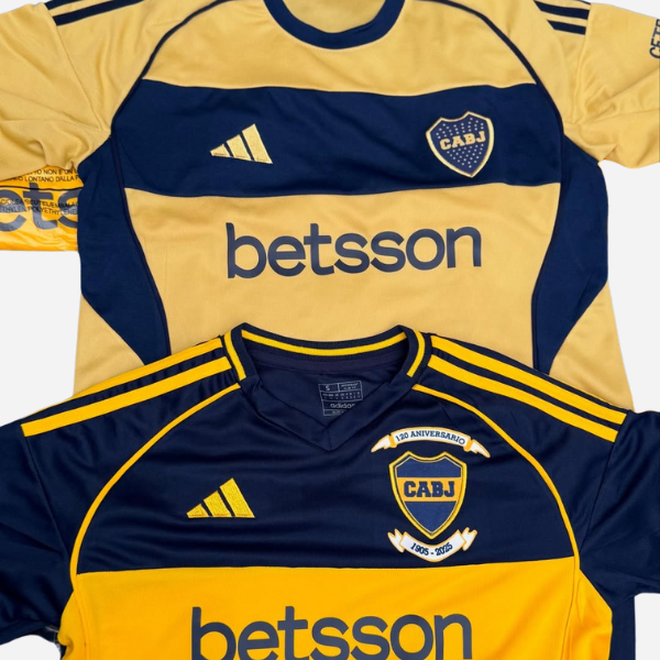 3X1 BOCA: Camiseta Titular + Suplente + Short Oficial