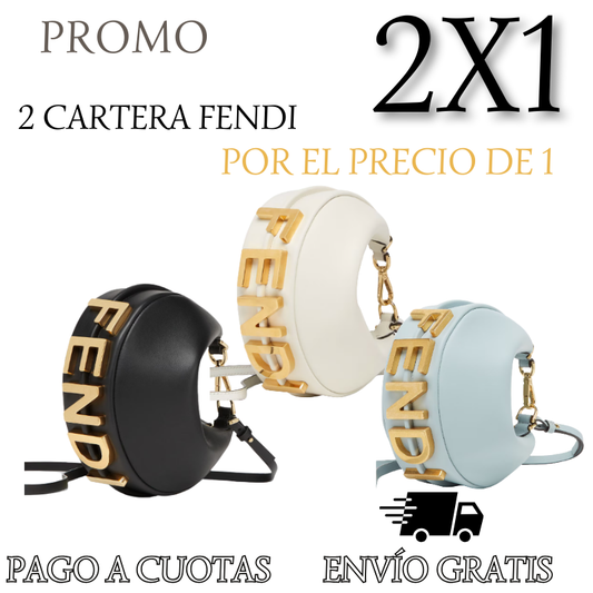 2X1 EN CARTERAS FENDI