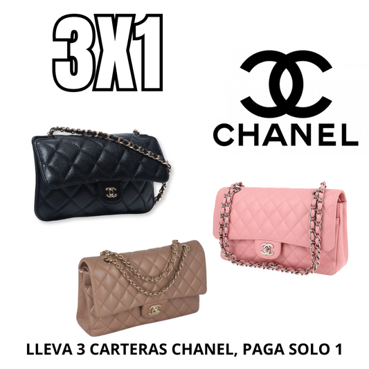 3X1 CARTERAS CHANEL
