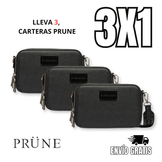 3X1 PRUNE: LLEVA 3 CARTERAS POR EL PRECIO DE 1